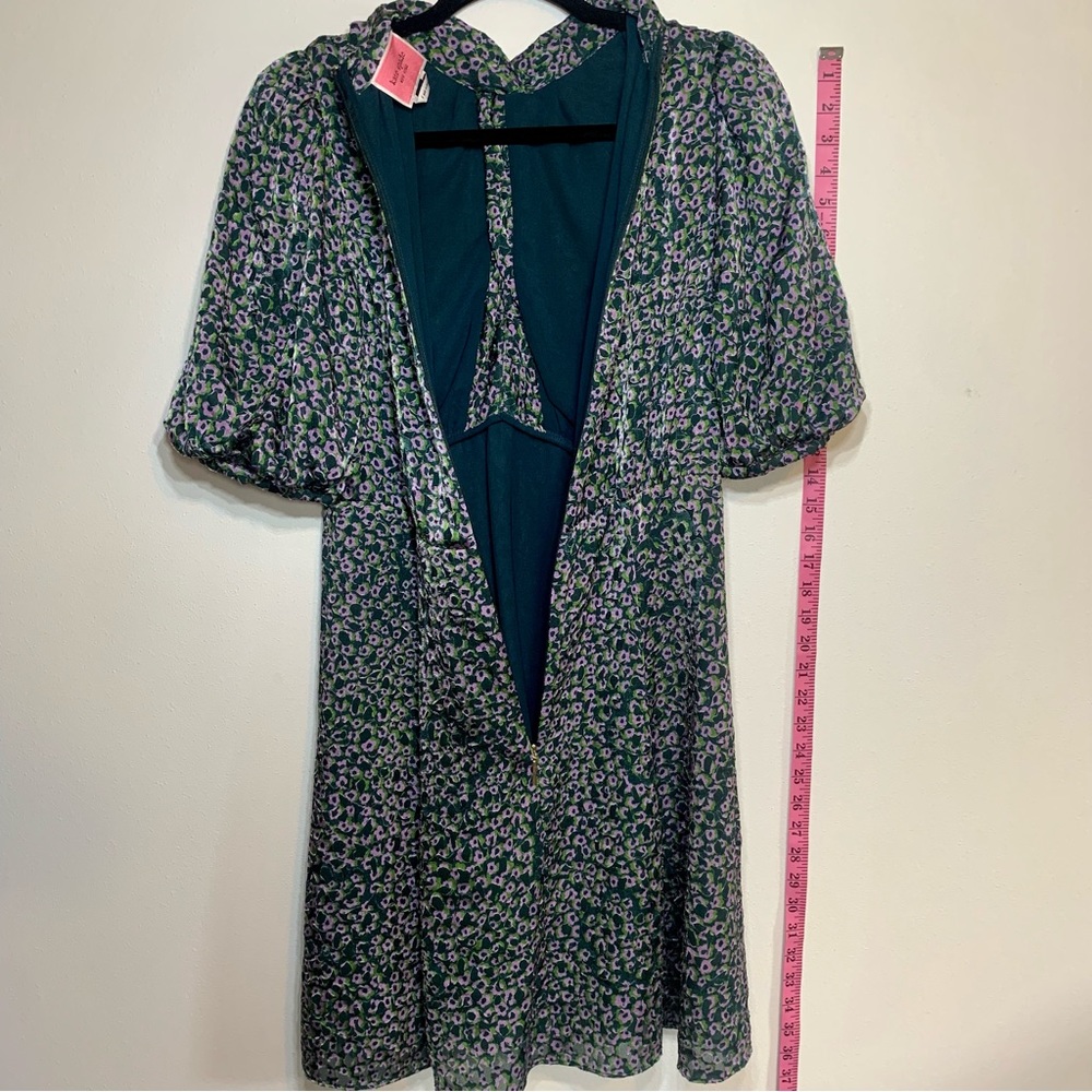 Kate Spade Flair Flora Devore Mini Dress Size 6 - Picture 15 of 16